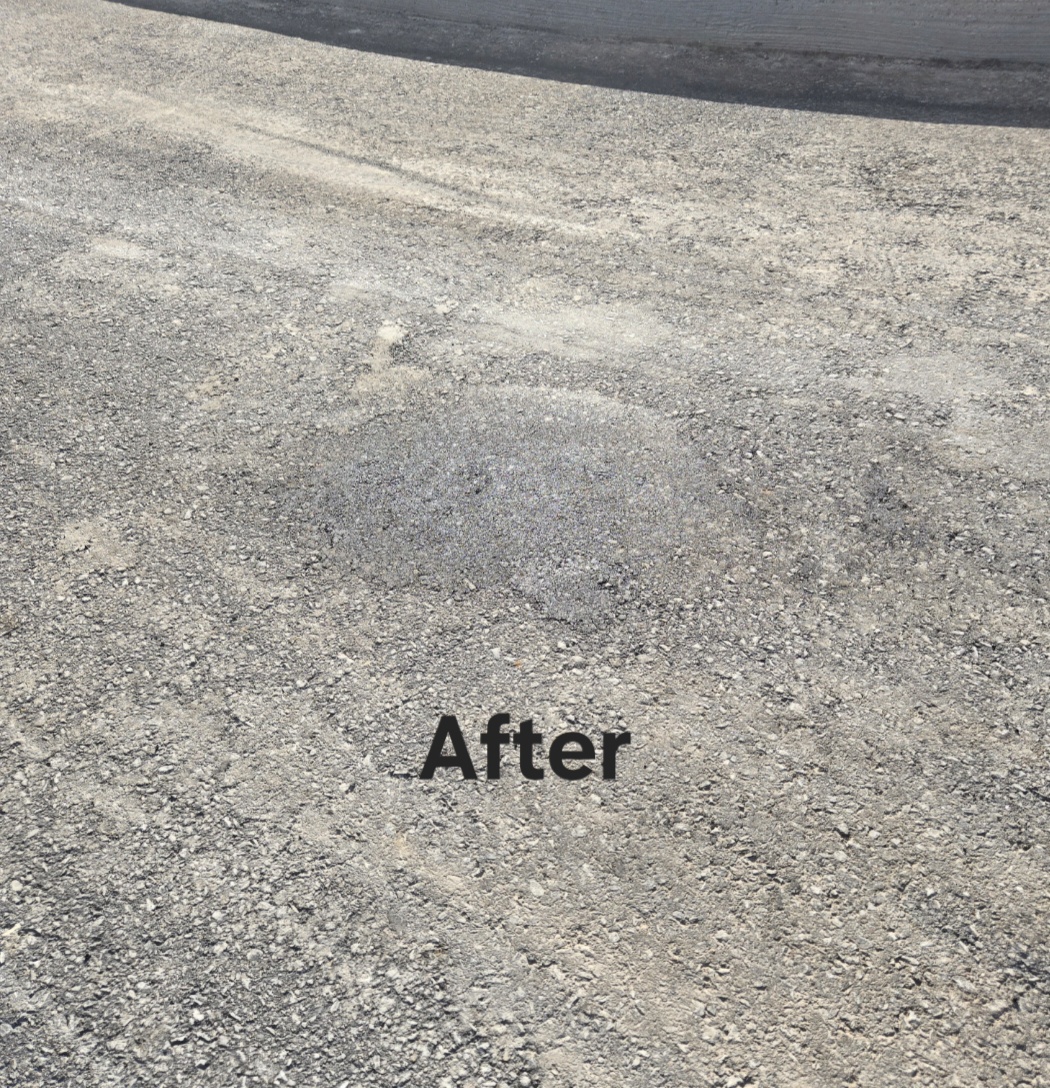 Thermal repair after — nearly invisible