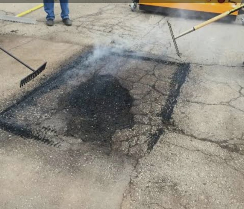 Commercial asphalt repair